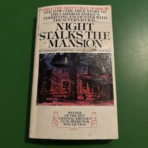 Night Stalks the Mansion by Westbie & Cameron, 1978 1st Bantam Amityville Horror